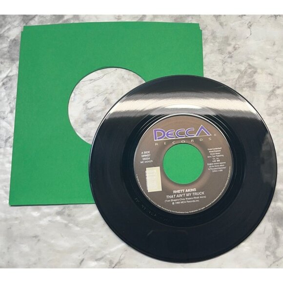 Rhett Akins That Ain't My Truck / Same Ol Story 45 Vinyl 90s Country DECCA - Picture 3 of 6